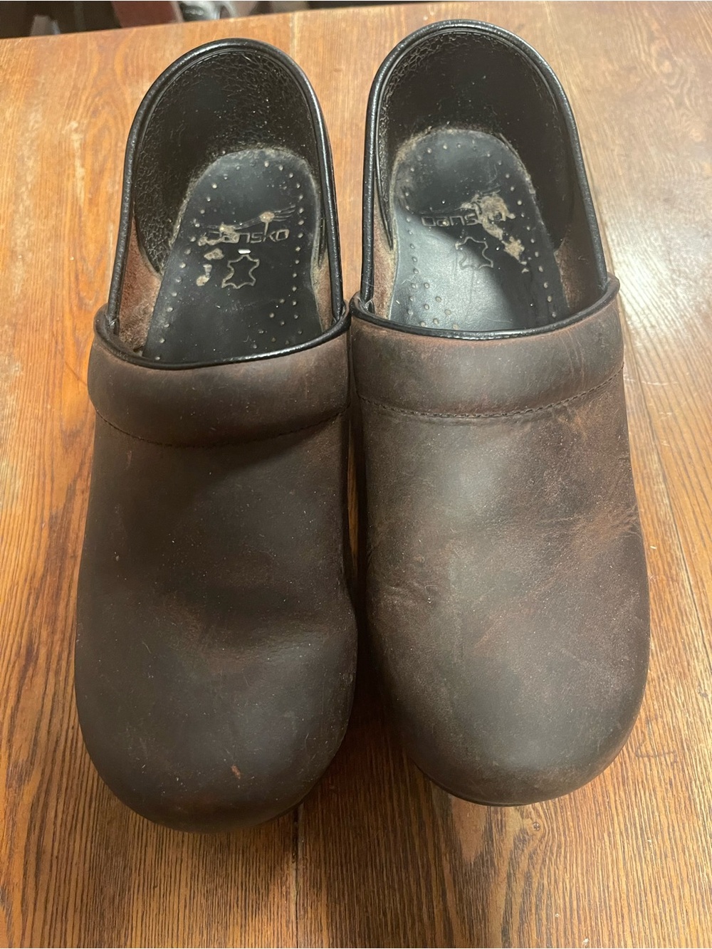 Dansko Brown Leather Clogs